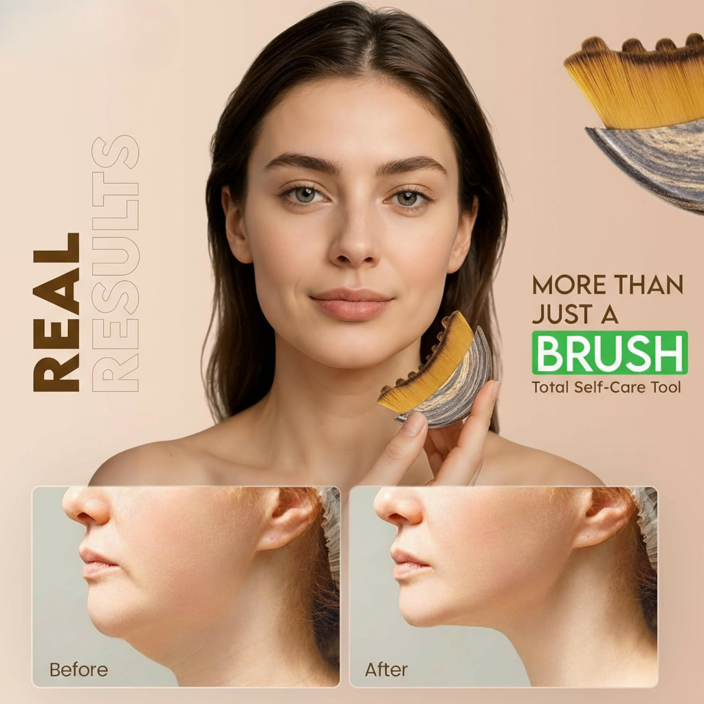 ContourCraft – Gesichtsmassagebürste für eine straff wirkende Hautformung