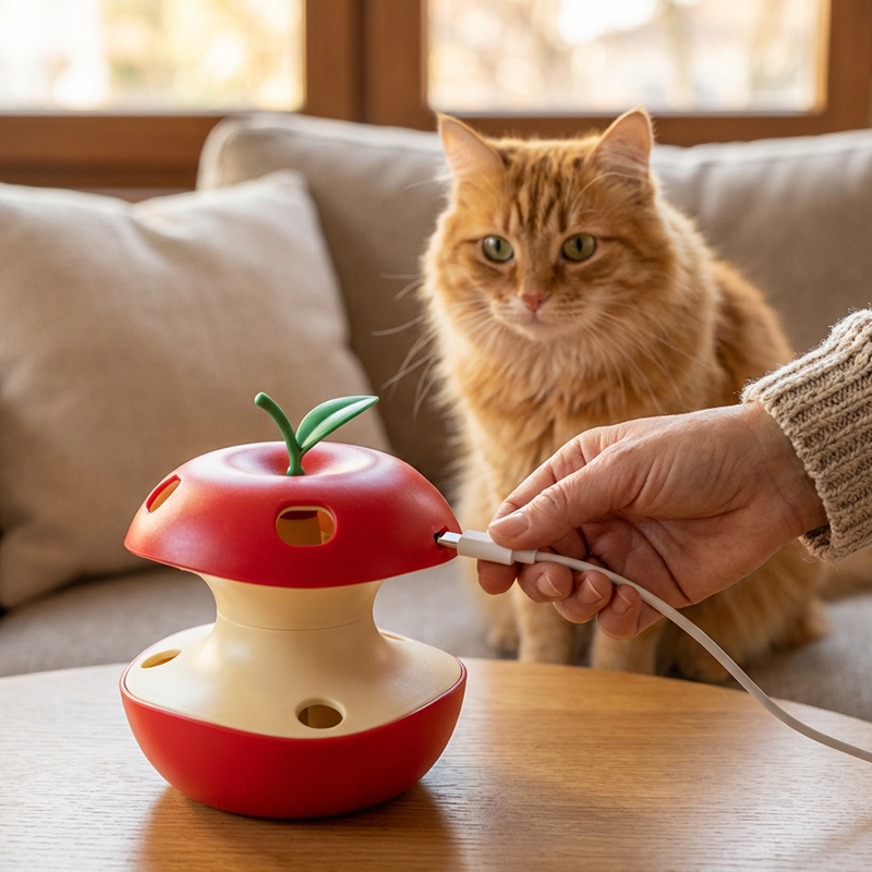 PounceCraze™ | Katzenspielzeug – Interaktiv, Sensor gesteuert & USB