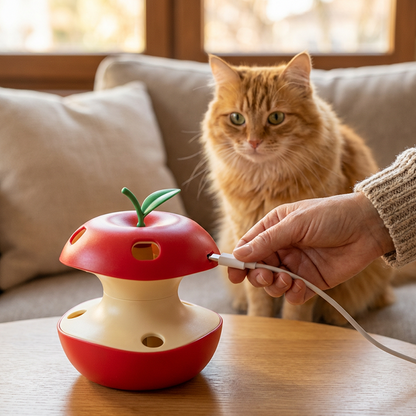 PounceCraze™ | Katzenspielzeug – Interaktiv, Sensor gesteuert & USB