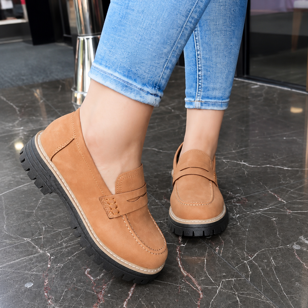 Wearbella – Slip-On-Loafer mit markanter Plateausohle