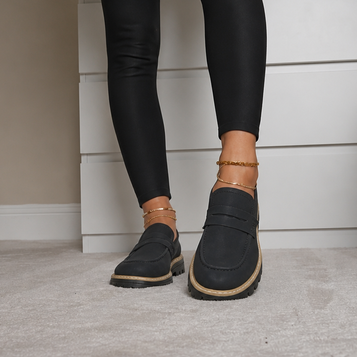 Wearbella – Slip-On-Loafer mit markanter Plateausohle