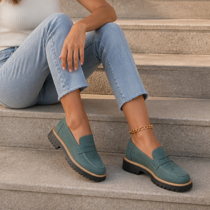 Wearbella – Slip-On-Loafer mit markanter Plateausohle