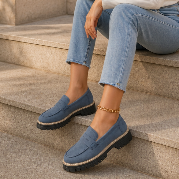 Wearbella – Slip-On-Loafer mit markanter Plateausohle
