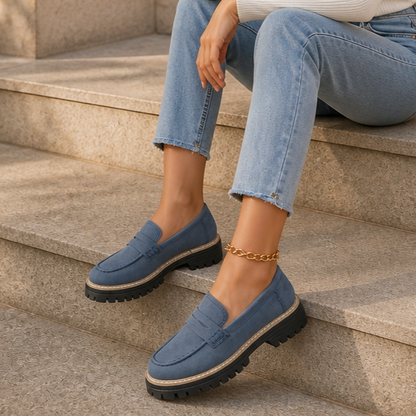 Wearbella – Slip-On-Loafer mit markanter Plateausohle