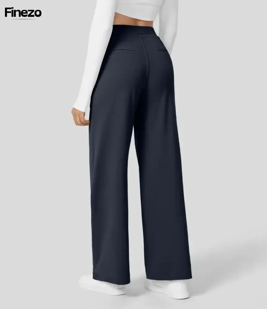 Finezo™ - Weite Damenhose mit Hoher Taille | Nur heute 1+1 GRATIS & kostenloser Versand!