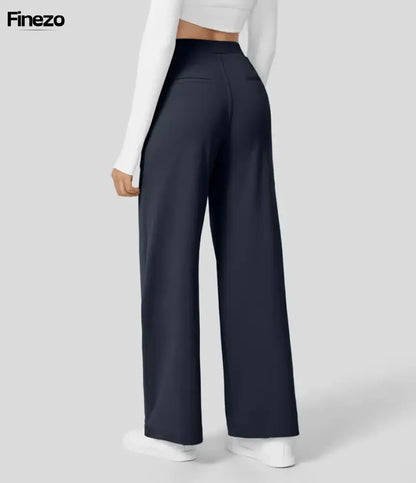 Finezo™ - Weite Damenhose mit Hoher Taille | Nur heute 1+1 GRATIS & kostenloser Versand!