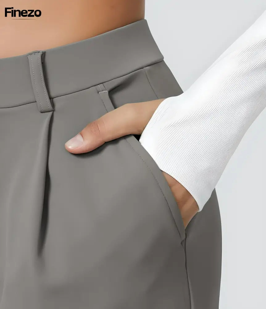 Finezo™ - Weite Damenhose mit Hoher Taille | Nur heute 1+1 GRATIS & kostenloser Versand!