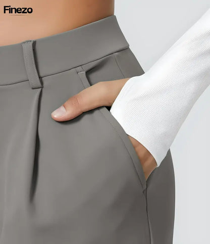 Finezo™ - Weite Damenhose mit Hoher Taille | Nur heute 1+1 GRATIS & kostenloser Versand!