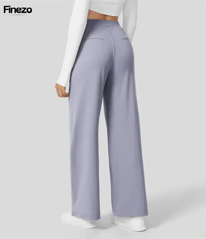 Finezo™ - Weite Damenhose mit Hoher Taille | Nur heute 1+1 GRATIS & kostenloser Versand!