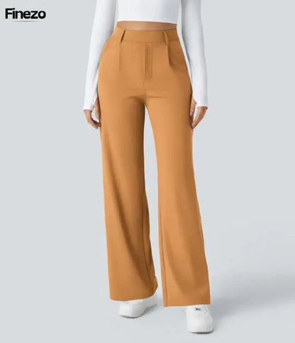 Finezo™ - Weite Damenhose mit Hoher Taille | Nur heute 1+1 GRATIS & kostenloser Versand!