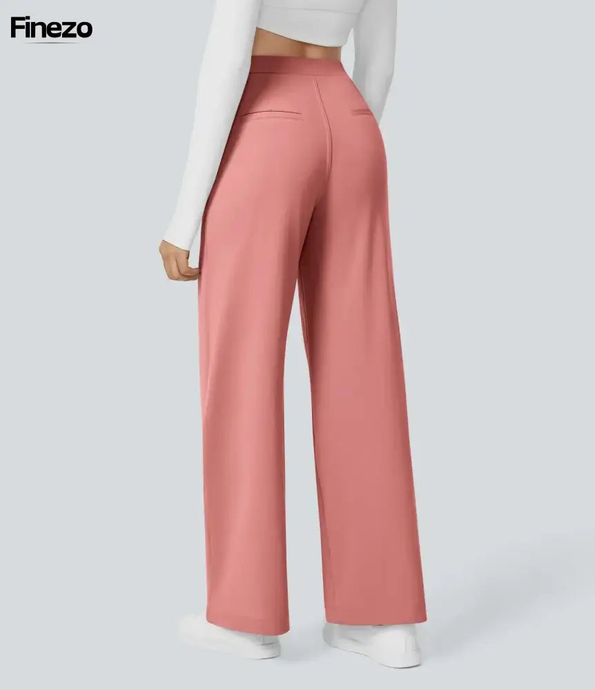Finezo™ - Weite Damenhose mit Hoher Taille | Nur heute 1+1 GRATIS & kostenloser Versand!
