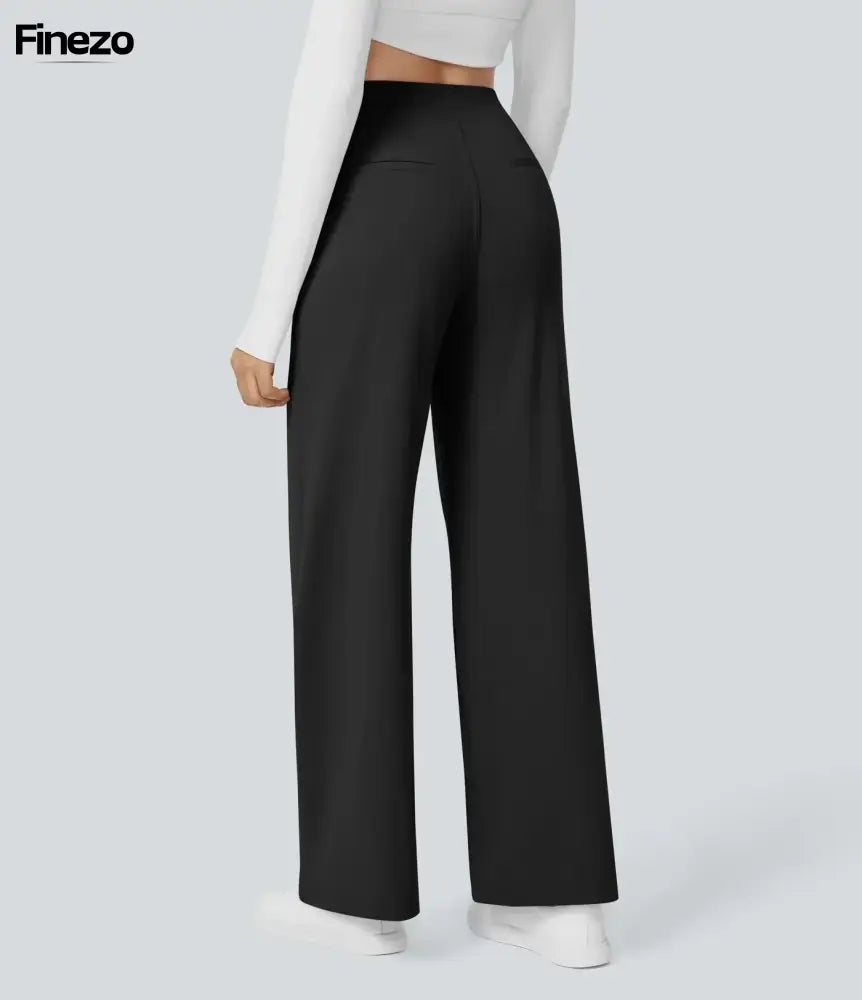 Finezo™ - Weite Damenhose mit Hoher Taille | Nur heute 1+1 GRATIS & kostenloser Versand!