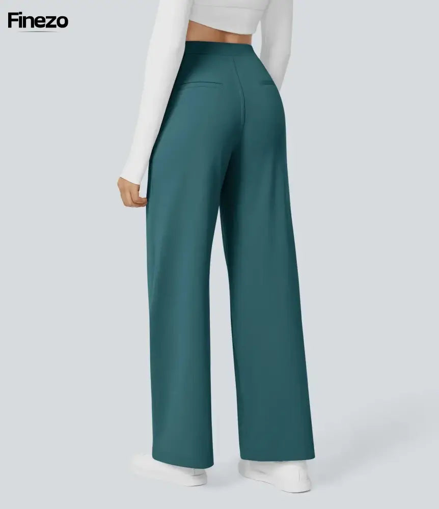 Finezo™ - Weite Damenhose mit Hoher Taille | Nur heute 1+1 GRATIS & kostenloser Versand!