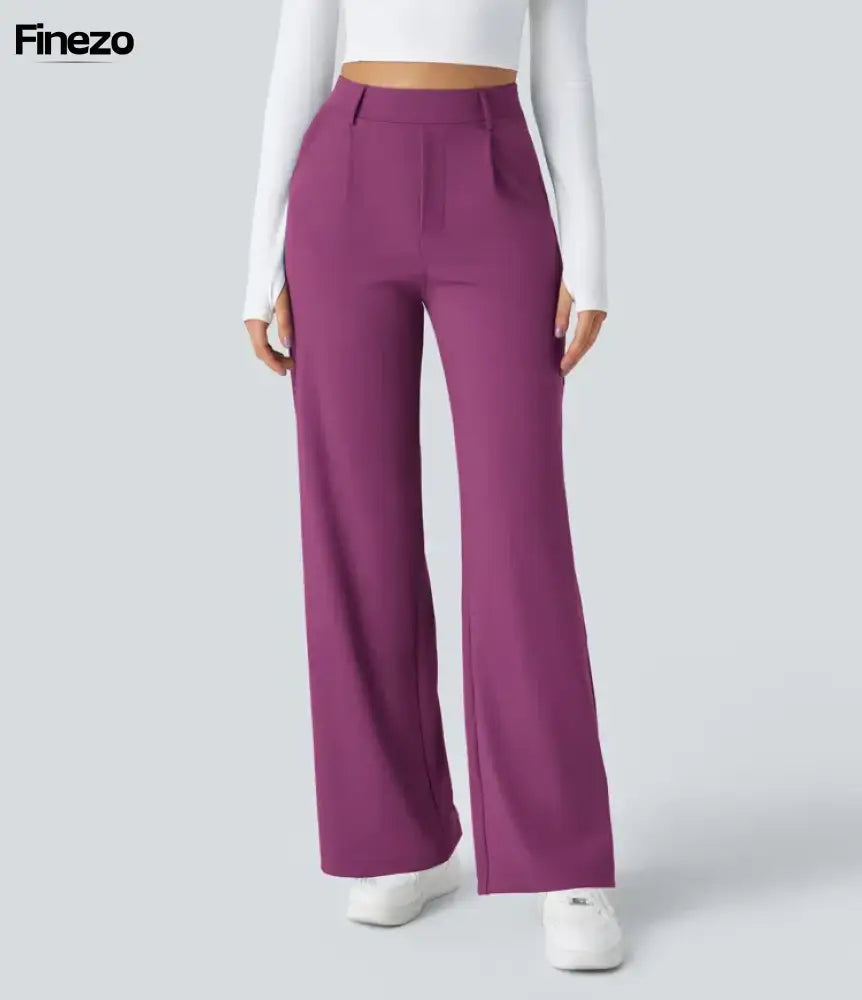 Finezo™ - Weite Damenhose mit Hoher Taille | Nur heute 1+1 GRATIS & kostenloser Versand!