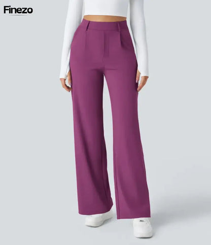 Finezo™ - Weite Damenhose mit Hoher Taille | Nur heute 1+1 GRATIS & kostenloser Versand!
