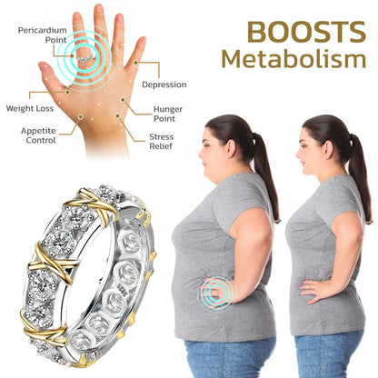 Flysmus™ Voghtic Magnetique Lvmphvity Cleaning Cross Ring