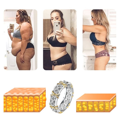 Flysmus™ Voghtic Magnetique Lvmphvity Cleaning Cross Ring