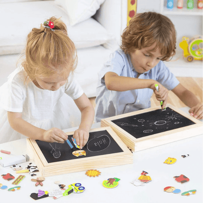 KreativTisch - Magnetischer doppelseitiger Zeichentisch für Kinder | 50% RABATT