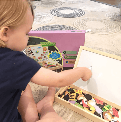 KreativTisch - Magnetischer doppelseitiger Zeichentisch für Kinder | 50% RABATT