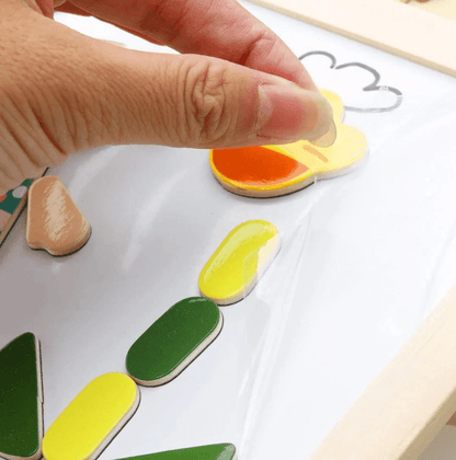 KreativTisch - Magnetischer doppelseitiger Zeichentisch für Kinder | 50% RABATT