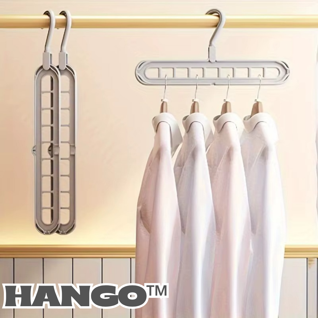 Hango™ Drehbarer Kleiderbügel 9-Loch Platzsparend Schrankorganisation