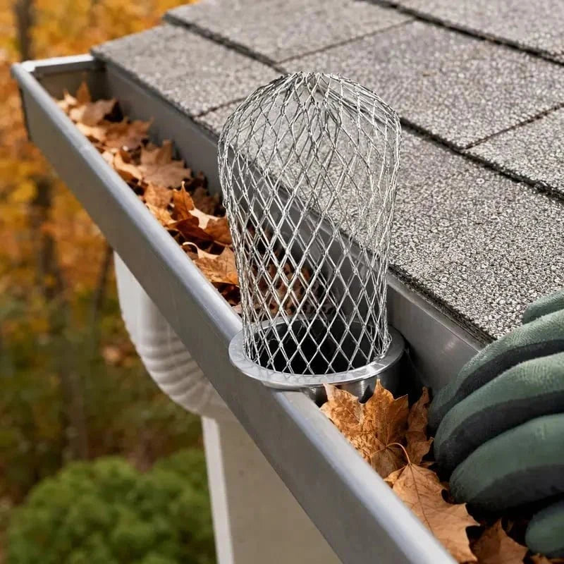 1+1 GRATIS | Glimmer™ Dachrinnen-Laubfänger – Rostbeständiges Aluminium & flexibel anpassbar!
