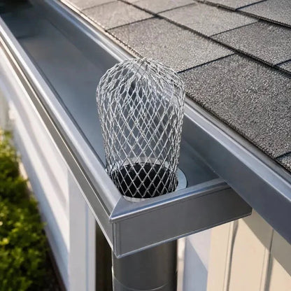 1+1 GRATIS | Glimmer™ Dachrinnen-Laubfänger – Rostbeständiges Aluminium & flexibel anpassbar!