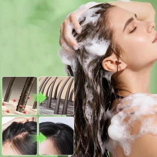 1+1 GRATIS | Viralaluna Rosmarin Shampoo für fettigen Ansatz, trockene Spitzen, Schuppen, Juckreiz & mehr Glanz
