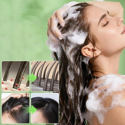 1+1 GRATIS | Viralaluna Rosmarin Shampoo für fettigen Ansatz, trockene Spitzen, Schuppen, Juckreiz & mehr Glanz