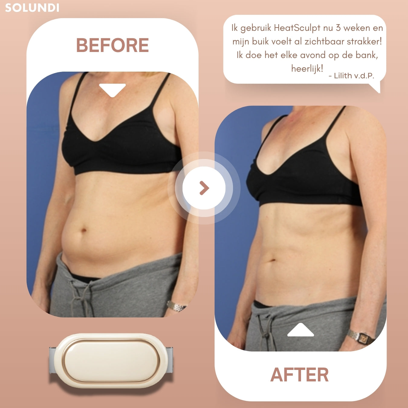 HeatSculpt – Bauch-Slimming- & Heiz-Massagegürtel