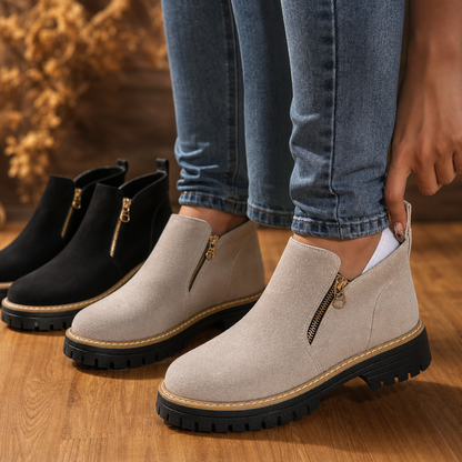 Stridewell – Stiefeletten mit eckigem Absatz und Reißverschluss