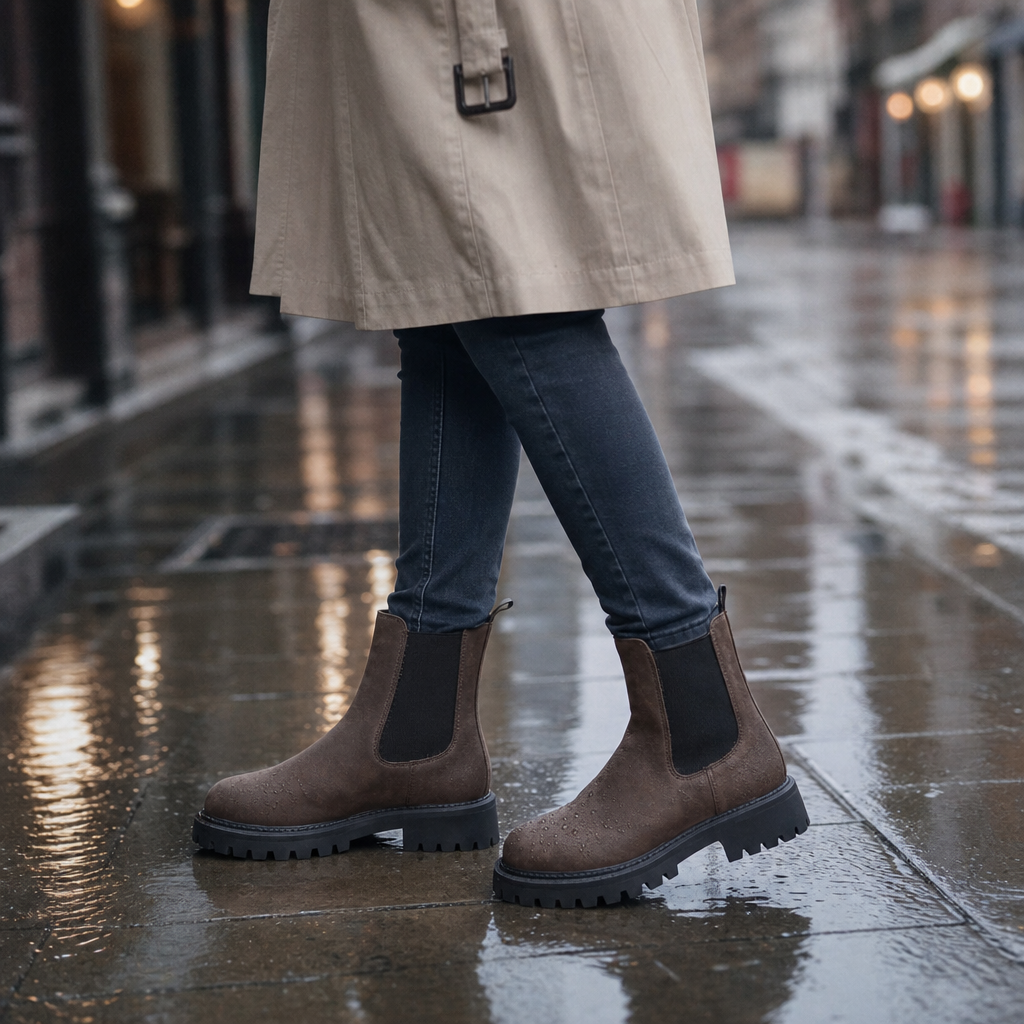 Traqora – Chelsea Boots mit weiter Passform und elastischen Einsätzen