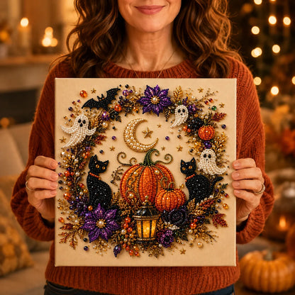 Beadory™ – Halloween-Perlenkunst-Set für gemütliche DIY-Wanddekoration