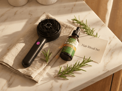 Solevia | Kopfhautmassagegerät · LED · Vibration · Öl-Infusion · Dichteres, Stärkeres Haar