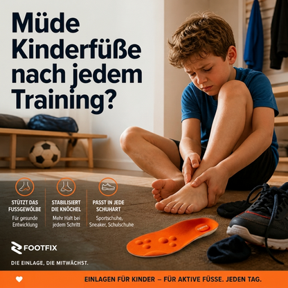 KidoStep™ – Massage-Einlegesohlen für mehr Fußkomfort bei Kindern