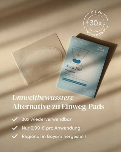 Hyaluron Gesichts- & Hals-Pads (30 Stück)