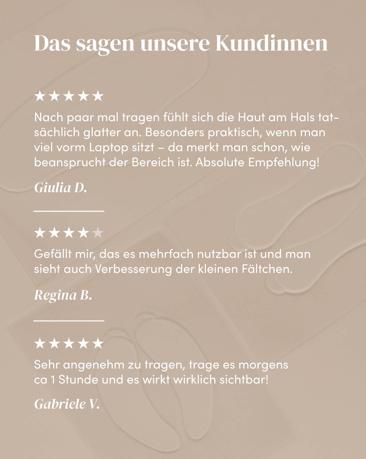 Hyaluron Gesichts- & Hals-Pads (30 Stück)