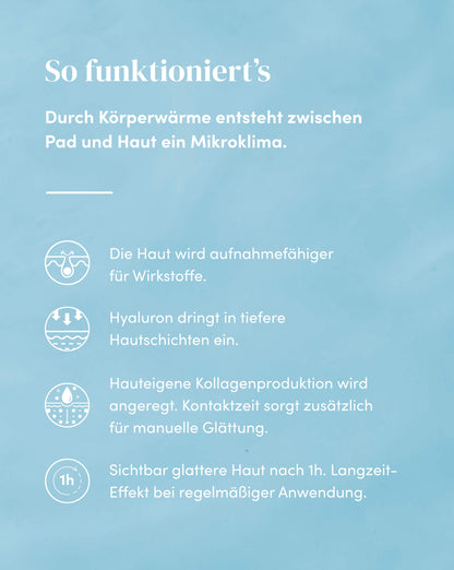 Hyaluron Gesichts- & Hals-Pads (30 Stück)