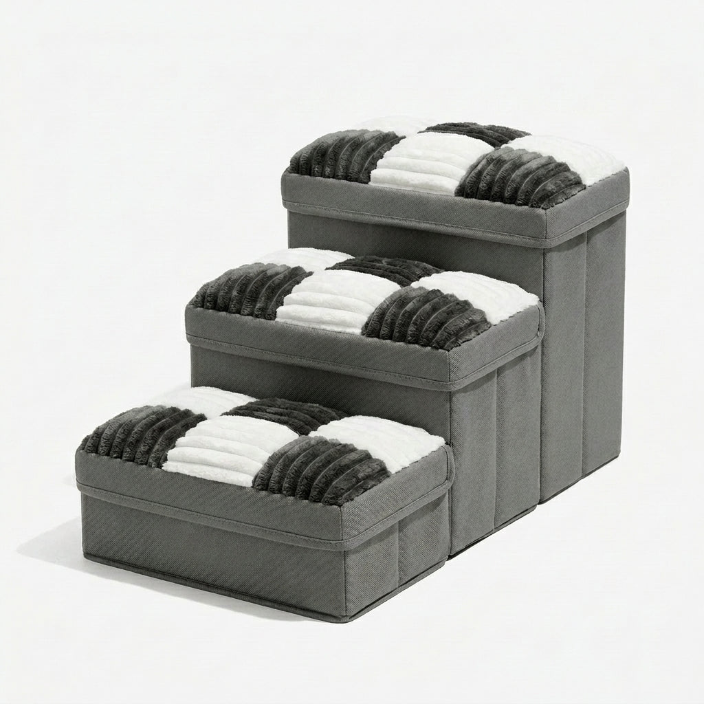 PawStep™ | Faltbare Hundetreppe mit integriertem Stauraum