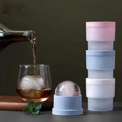 FrostVibe — Große Eis-Kugel-Form für Whiskey & Cocktails