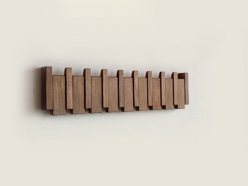 ChordRack – Wandhaken aus Holz zur stilvollen Aufbewahrung von Instrumenten und Zubehör