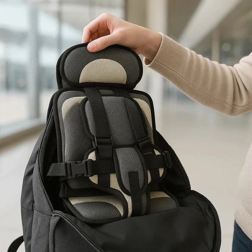 GoSeat™ | Kompakter Kindersitz für Reisen | Faltbar und Leicht | Schnell Montiert