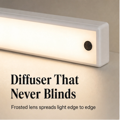 Lumora – Motion Sensor LED Light with 3 Color Temperatures, Wireless & Rechargeable + 50%OFF