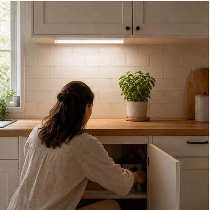Lumora – Motion Sensor LED Light with 3 Color Temperatures, Wireless & Rechargeable + 50%OFF