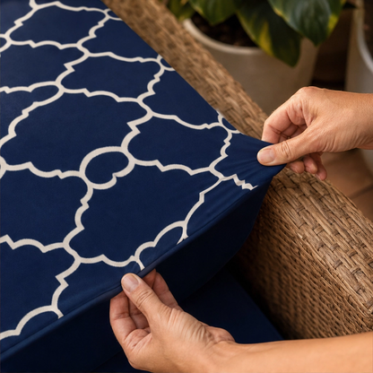 Willowdale™ – Ultra-Stretch Water-Repellent Patio Cushion Covers + 50% OFF
