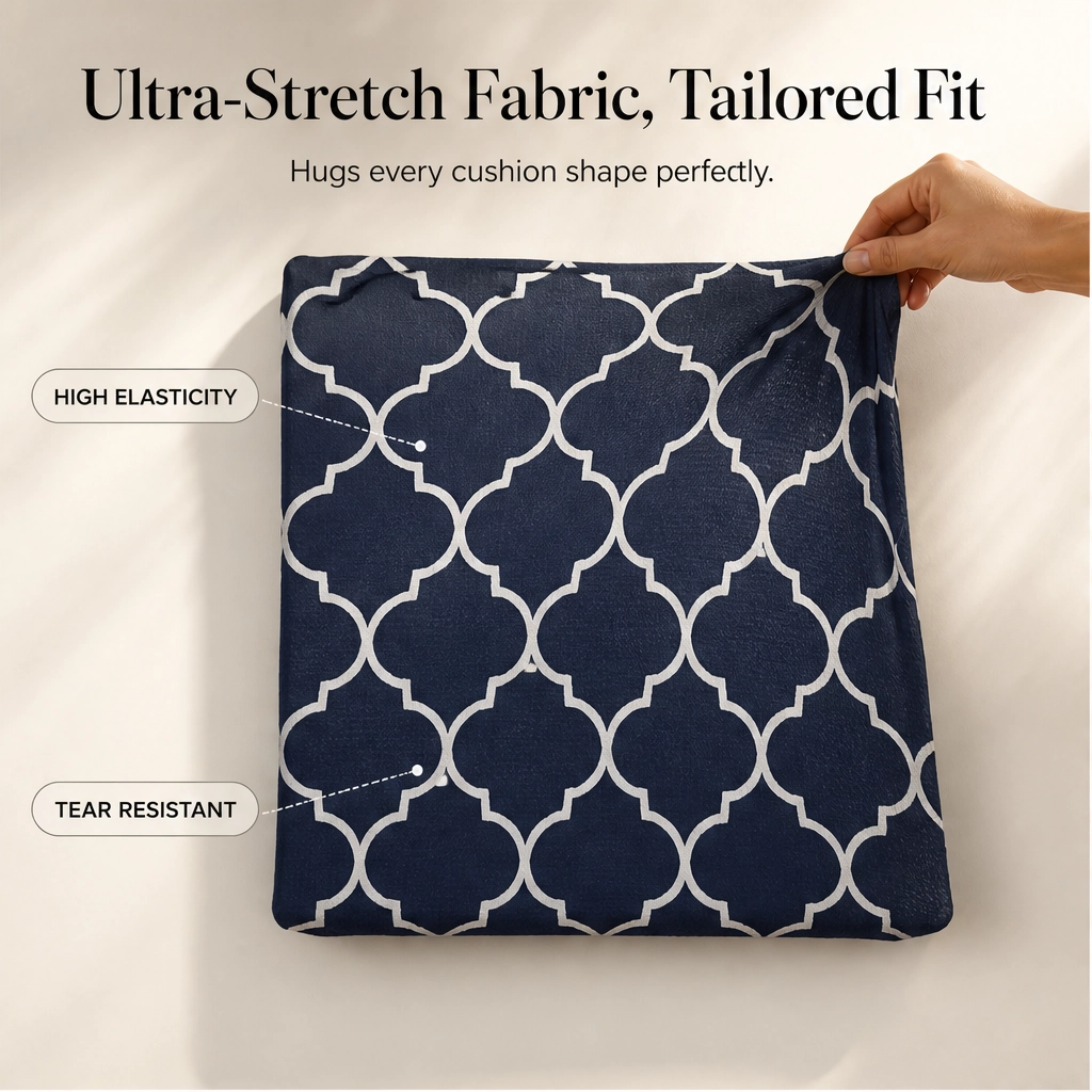 Willowdale™ – Ultra-Stretch Water-Repellent Patio Cushion Covers + 50% OFF