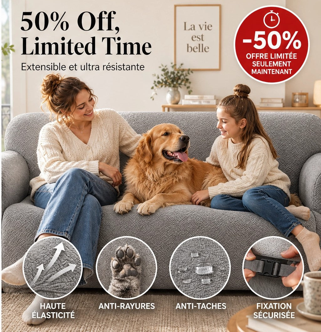 Snuggard™ – Rutschfester Premium-Sofabezug mit Ultra-Stretch – jetzt 50 % Rabatt