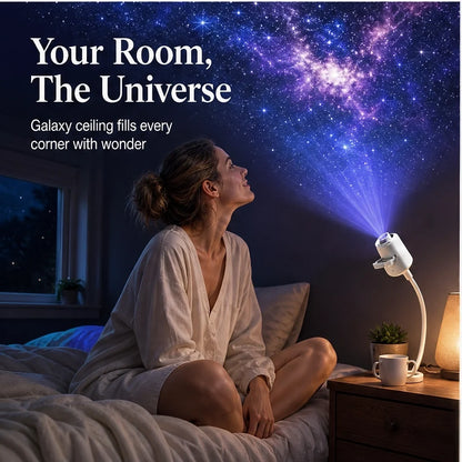 Starloom – USB Galaxy Projector Night Light with Swappable Glass Slides + 50% OFF