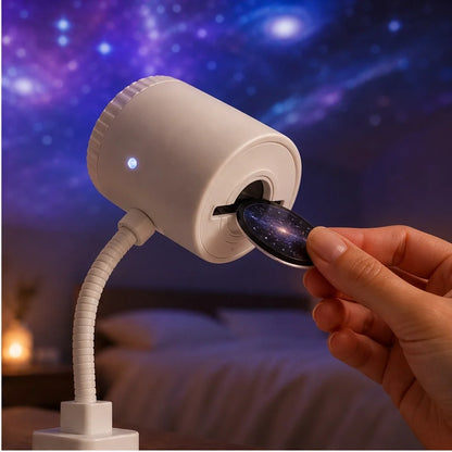 Starloom – USB Galaxy Projector Night Light with Swappable Glass Slides + 50% OFF