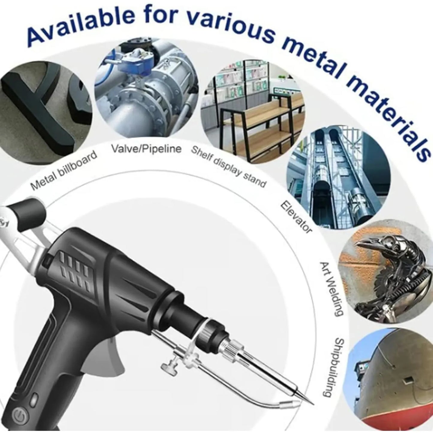 3-in-1 Schweißwerkzeug für Metallreparatur | Schweißen, Schneiden & Entfernen | Ergonomische Einhandbedienung | Sichtfenster Kontrolle